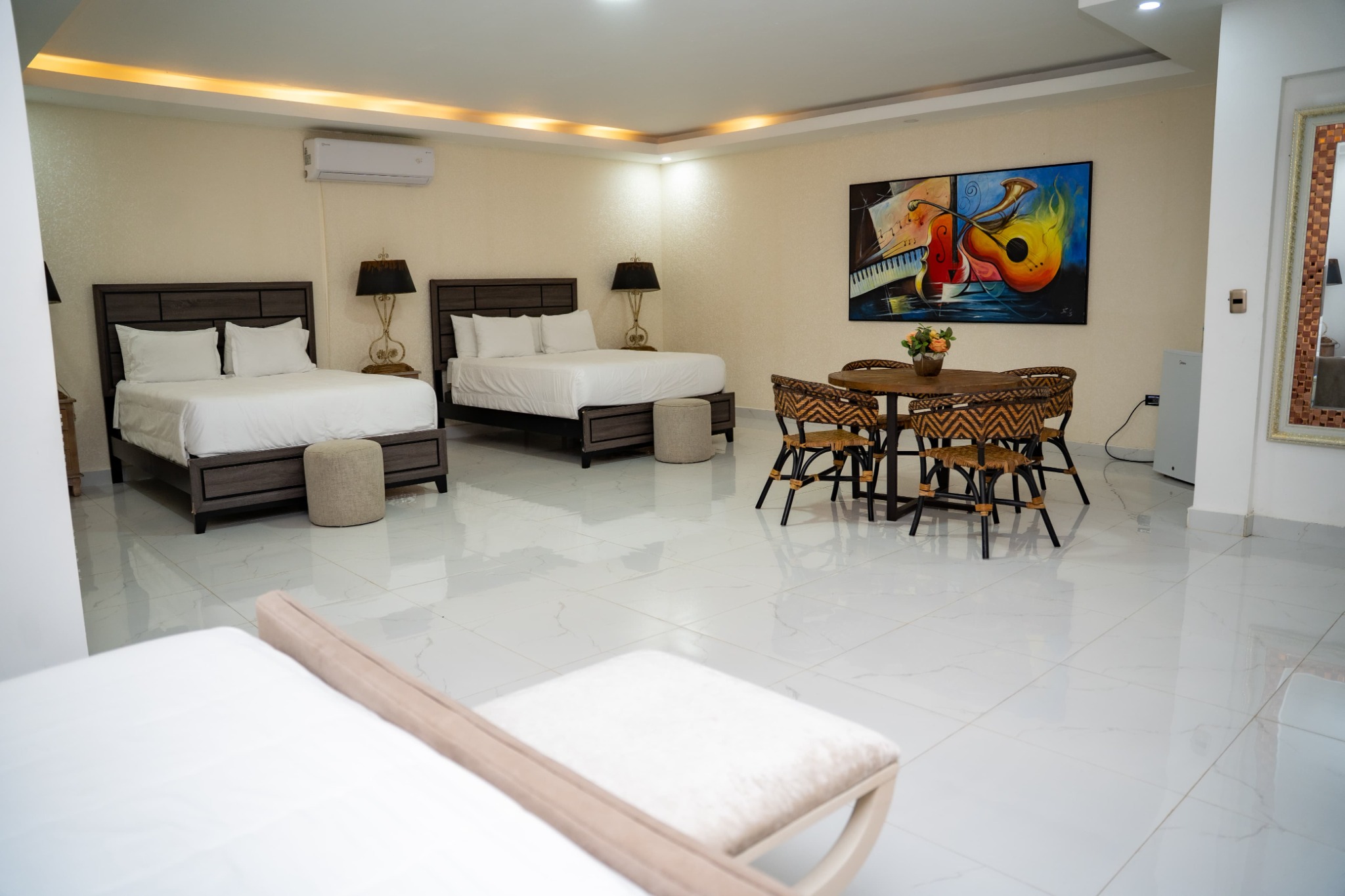 Habitación triple en Brunei Hotel Boutique