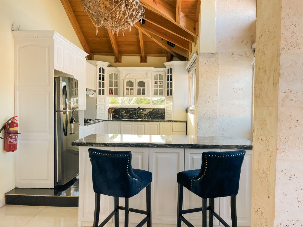 Cocina con barra